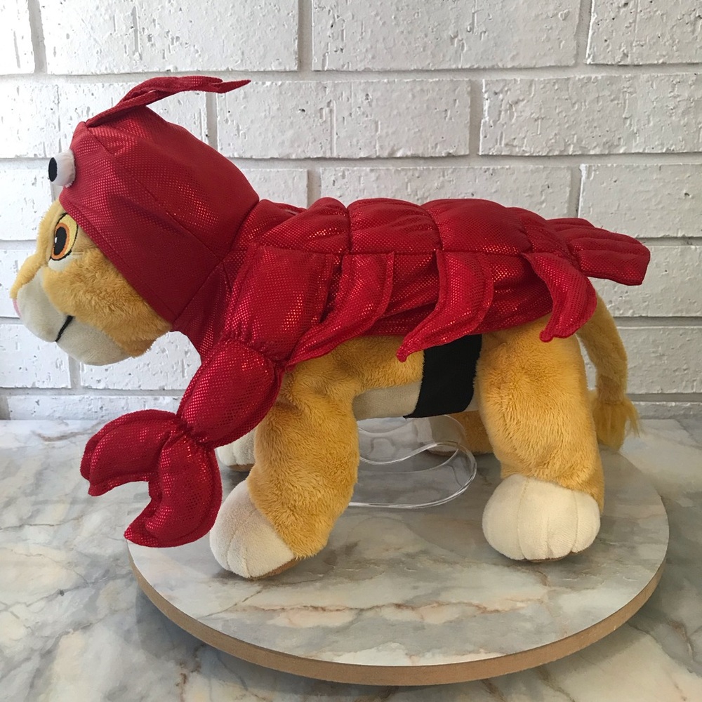 Red Lobster Dog Costume Size XS